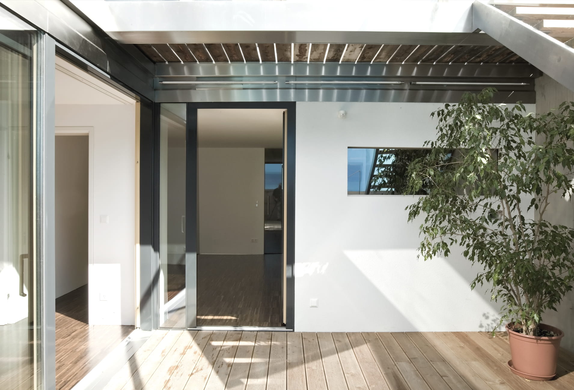 Einfamilienhaus Erweiterung – Atrium