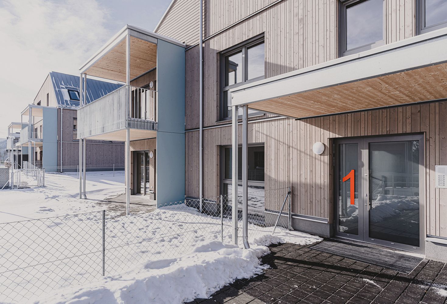 Wohnhausanlage Gießhübl – Außenansicht