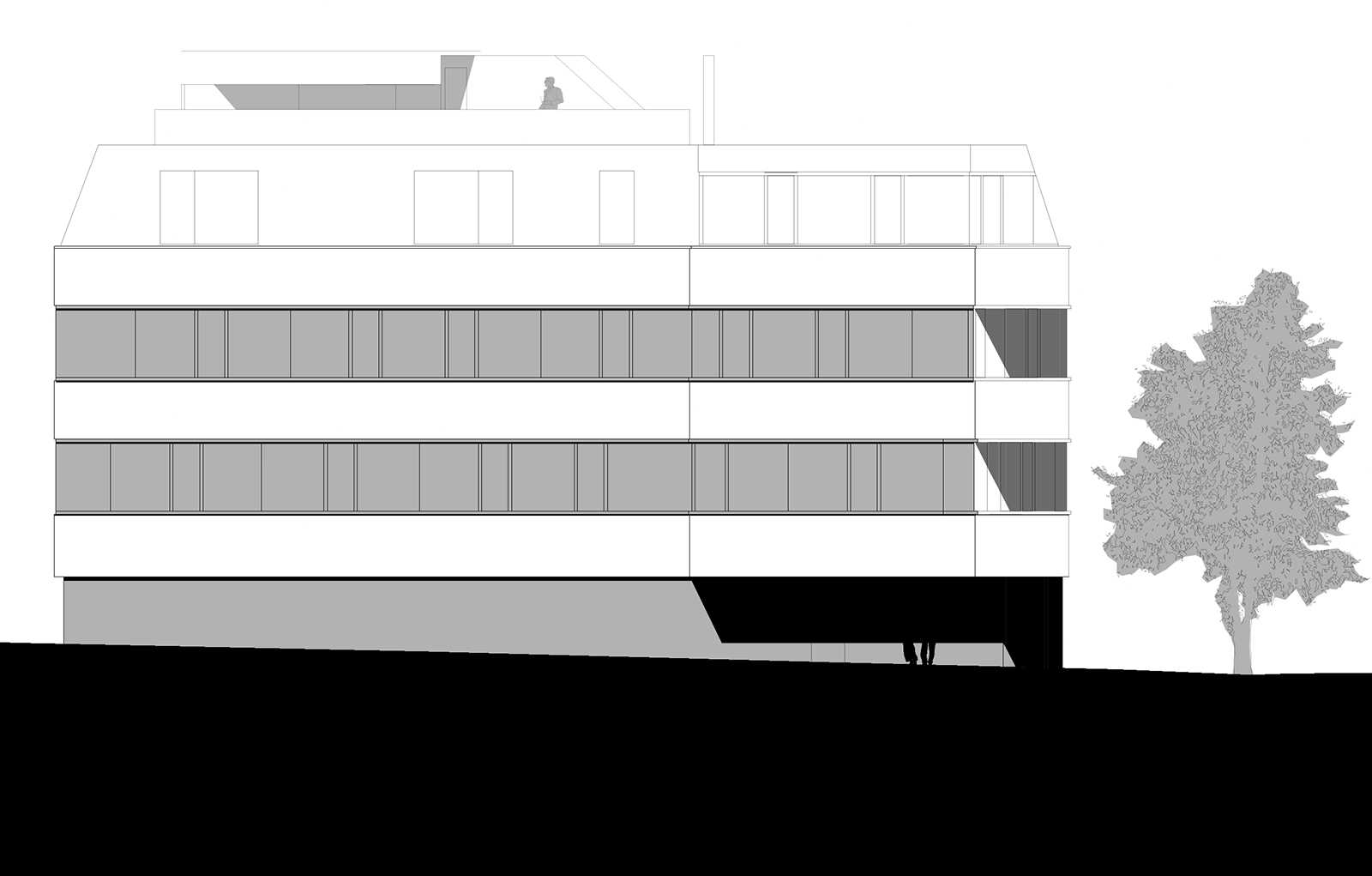 Penthouse Mödling – Fassade